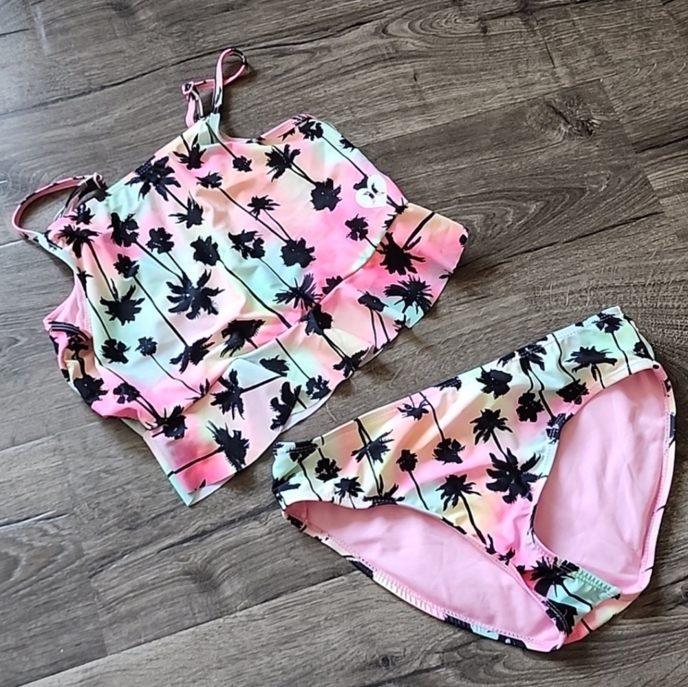 NWOT Hurley Tropical 2 Piece Swimsuit